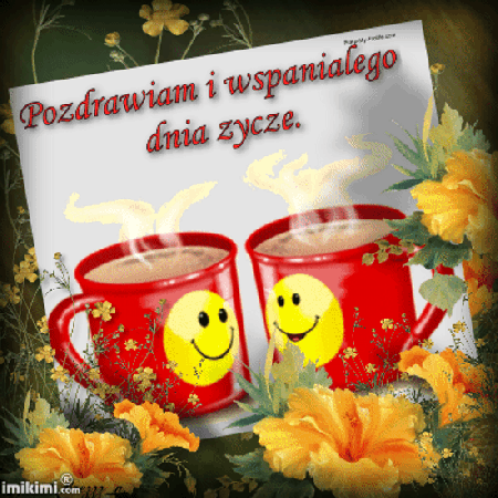 Dwa rozmawiające kubki